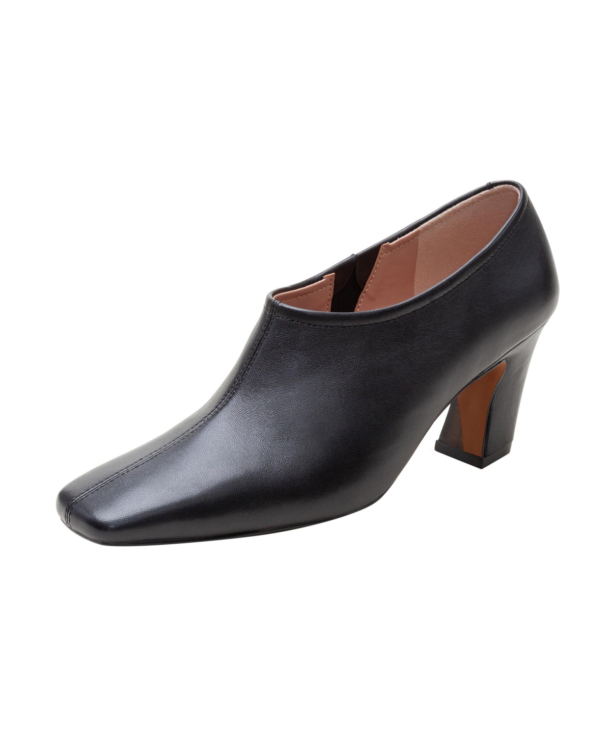 Gianni | Strong Heel Shootie - Black nappa