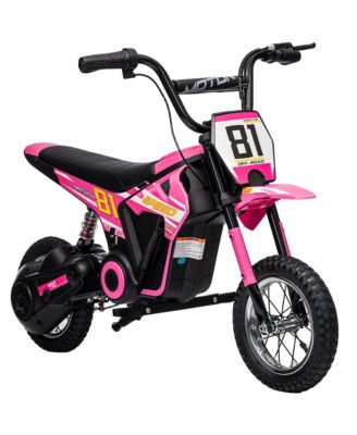 24V Kids Motorcycle, Electric Dirt Bike with Rear Suspension,