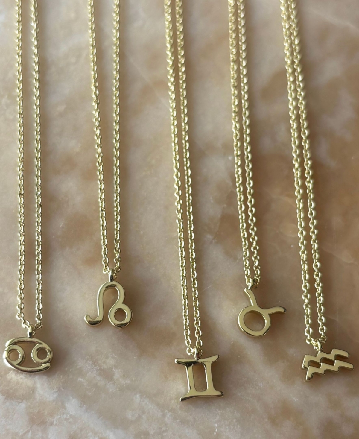 Adornia Zodiac Sign Pendant Necklace In Gold