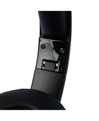 Bluetooth 5.4 Over The Head Headphones With On-Ear Controls and 400 MAH Rechargeable Battery 3304403 Black