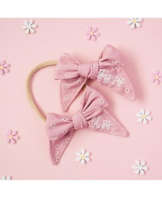 Baby Girl's Lil Sis Bow Baby Headband
