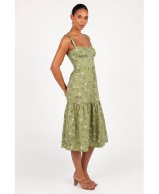 Women's Paisley Midi Dress