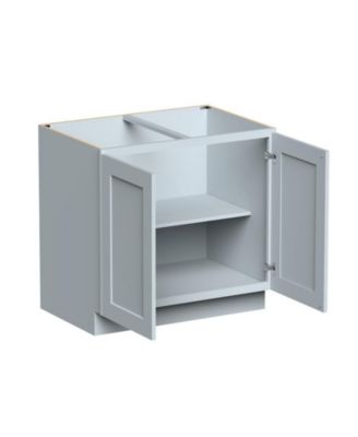 W36"x D24"x H34.5" Kitchen Base Cabinet with 2 Doors