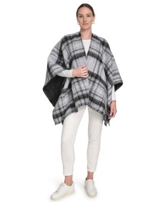 Double Face Plaid Shawl