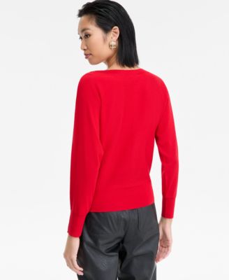 Women's Boat-Neck Sweater, Macy's Exclusive