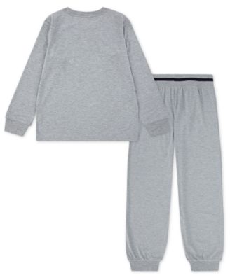 Toddler Boys' 2T-4T Long-Sleeve T-Shirt and Pants Pajama Set, 2-Piece 