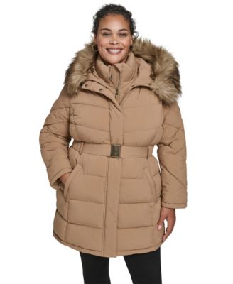 Tommy Hilfiger - Plus Size Hooded Puffer Coat