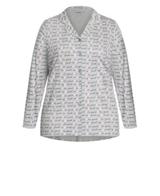 Women's Button Through Sleep Top