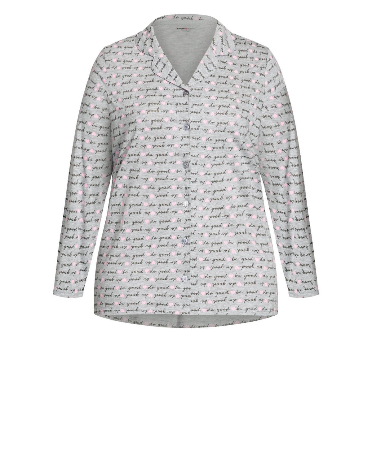 Avenue Women's Button Through Sleep Top