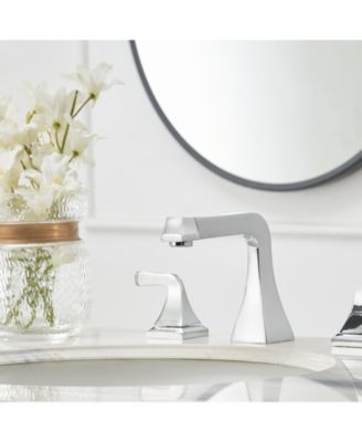 8 in. Widespread Double Handle Bathroom Faucet With Pop-up Drain Assembly