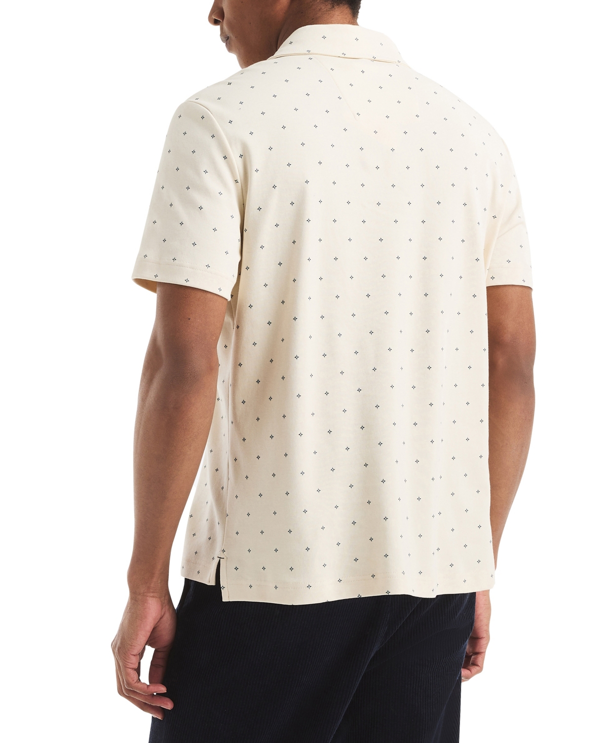 Nautica Men's Printed Compass Polo Shirt In Neutral