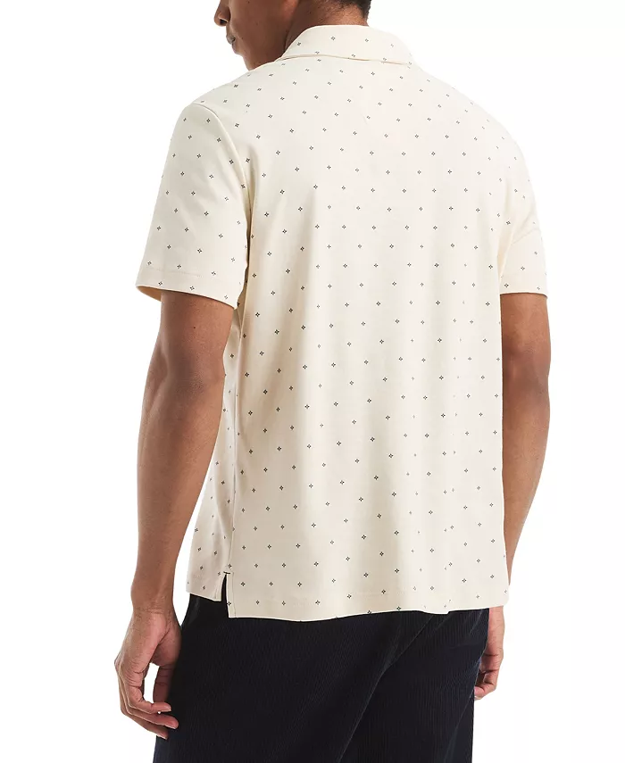 Men's Printed Compass Polo Shirt - thumbnail 4