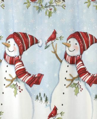 Holiday Cheer Polyester Shower Curtain, 72" x 72"