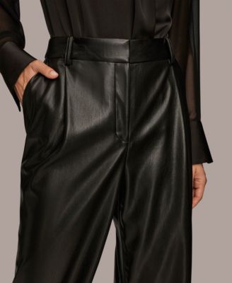 Women's Pleated Straight Pants