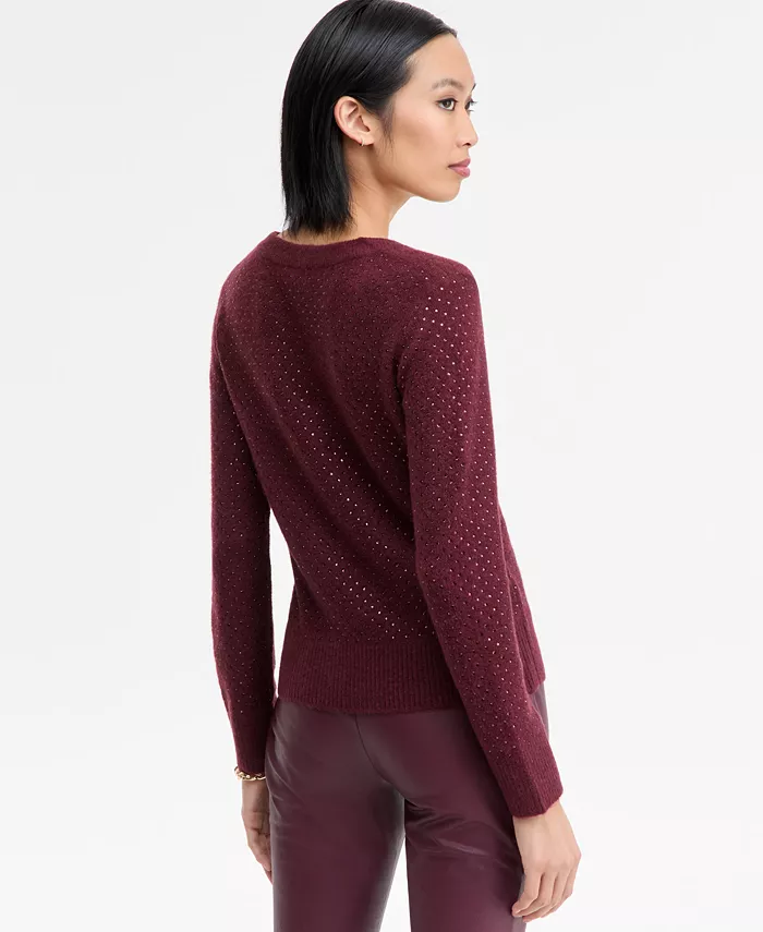 Women's Rhinestone Embellished Sweater - thumbnail 2