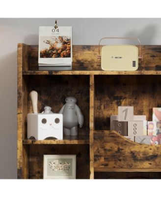 Toy Storage Multi-Tier Bookshelf – Organizer for Books & Toys, Ideal for Game Rooms and Children's Rooms, Unisex Design