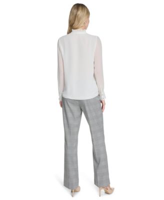 Women's Ruffle-Front Top