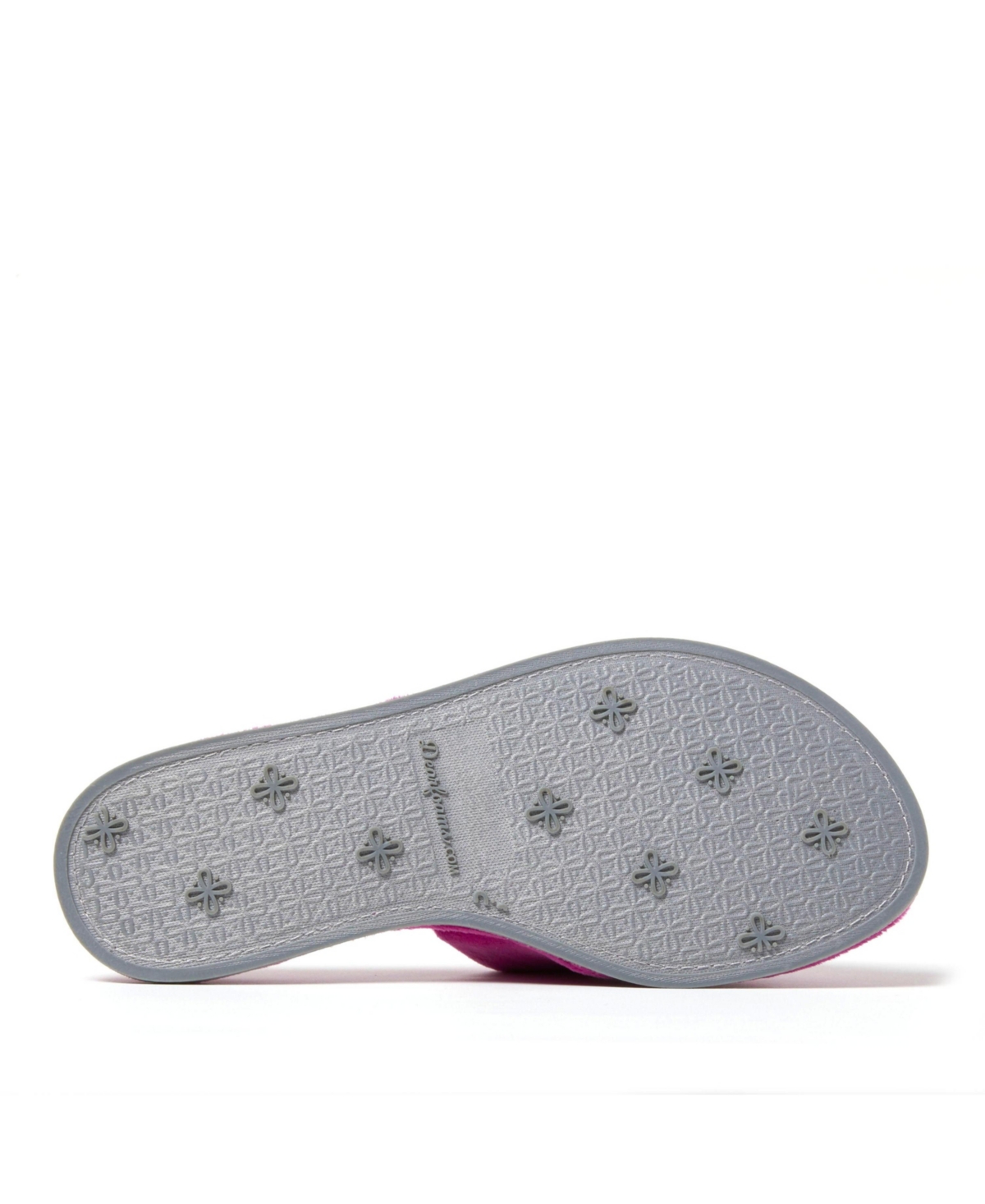 Dearfoams Women's Beatrice Microfiber Velour Shower Slide House Slipper