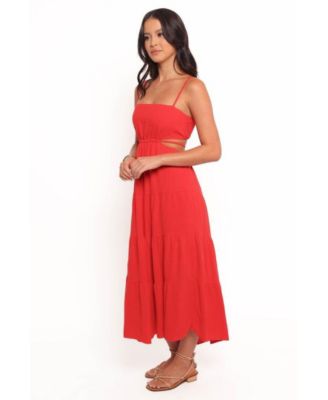 Women's Indra Midi Dress - Red