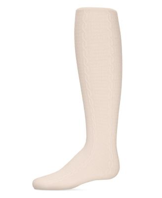 Girls Pique Chain Pima Cotton Tights