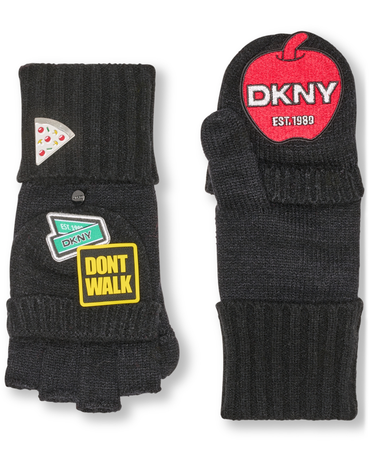 Dkny Women's Nyc Flip Top Gloves In Animal Print