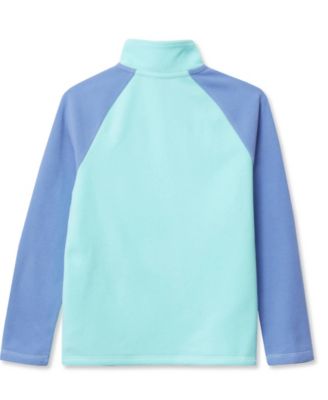 Girls Anyweather Fleece Quarter Zip Pullover