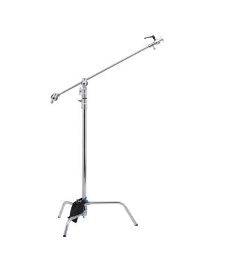 40" Master C-Stand with Sliding Leg Kit with Camera Mounting Plate and 10 lbs Weight Bag