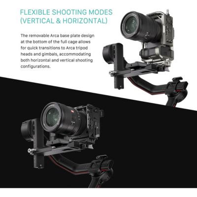 Full Camera Cage Lightweight Kit for Sony a6700, Titanium Gray