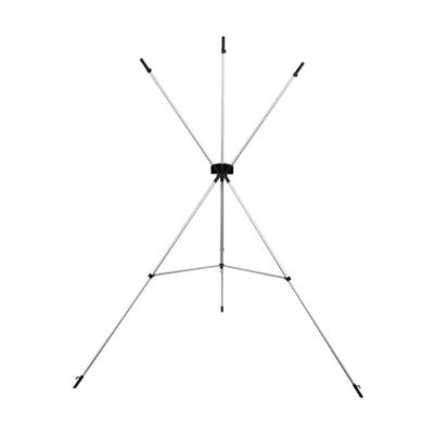 5x12' X-Drop Wrinkle-Resistant Backdrop Kit, Chroma-Key Green Sweep