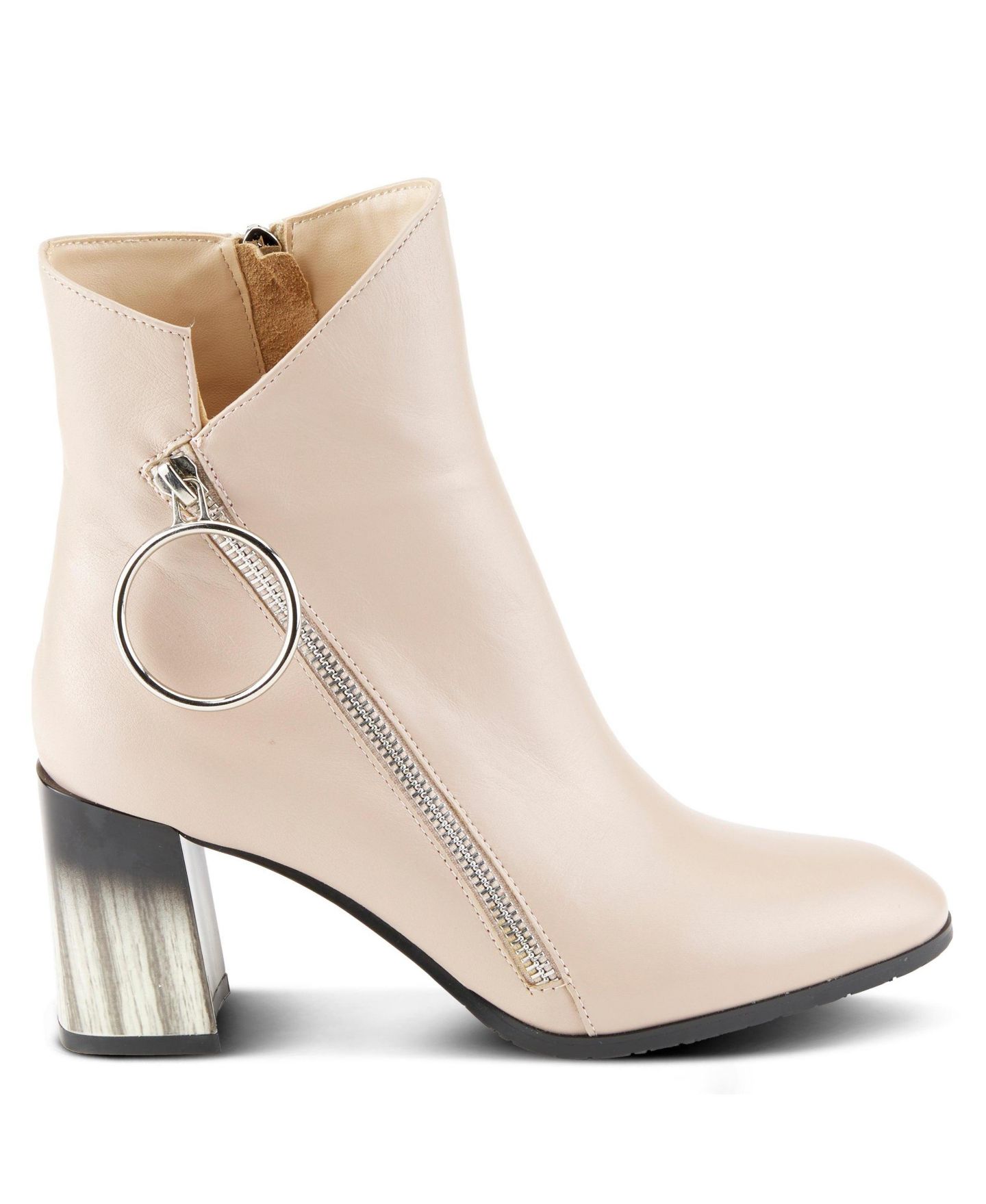 Женские туфли Azura Fabulosa Heel Bootie with Leather Upper, цвет: Бежевый — фото 6