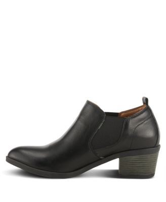 Phaedra Premium Leather Shoe with Cushioned Insole, Arch Support, and Low Heel