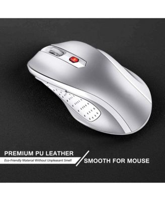 Pure Black PU Leather Desk Mat - 31.4” x 15.7” Large Mouse Pad & Writing Surface | Dual-Sided Office Desk Pad for Keyboard, Laptop, and Workspace - Non-Slip Base