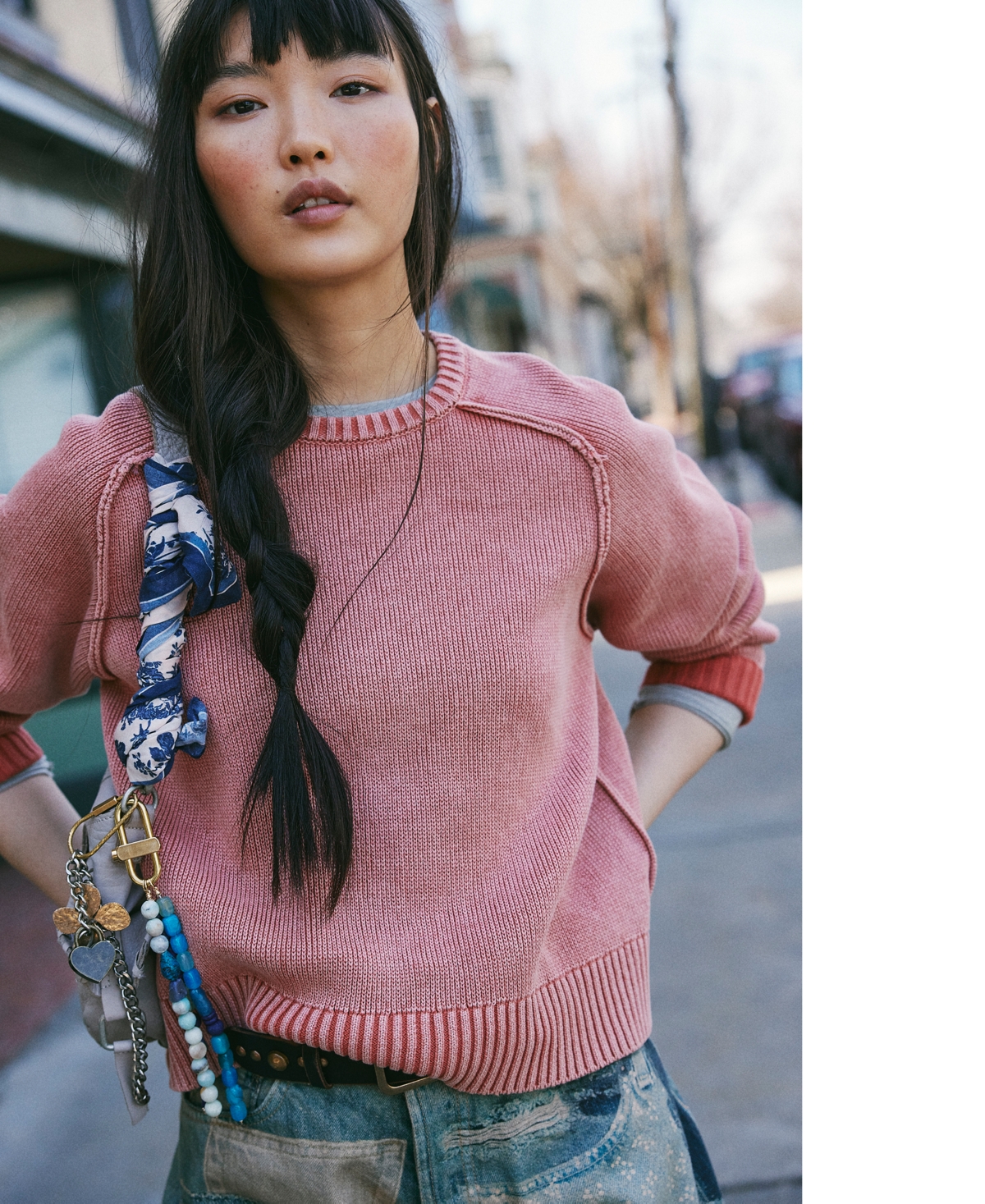 Free People Women's Spring Street Pullover Sweater