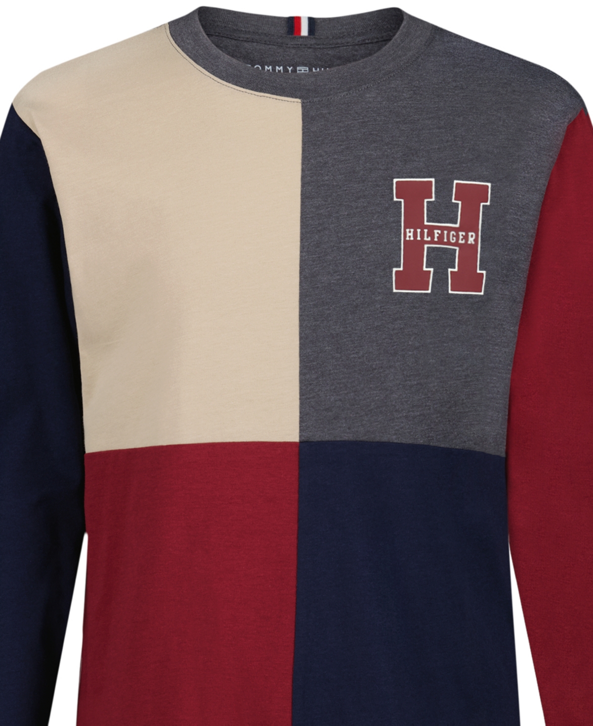 Tommy Hilfiger Boys 8-20 Long Sleeve T-shirt In Multi