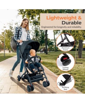 Kids Portable Folding Stroller – Lightweight Compact Travel Stroller with Easy Fold Design