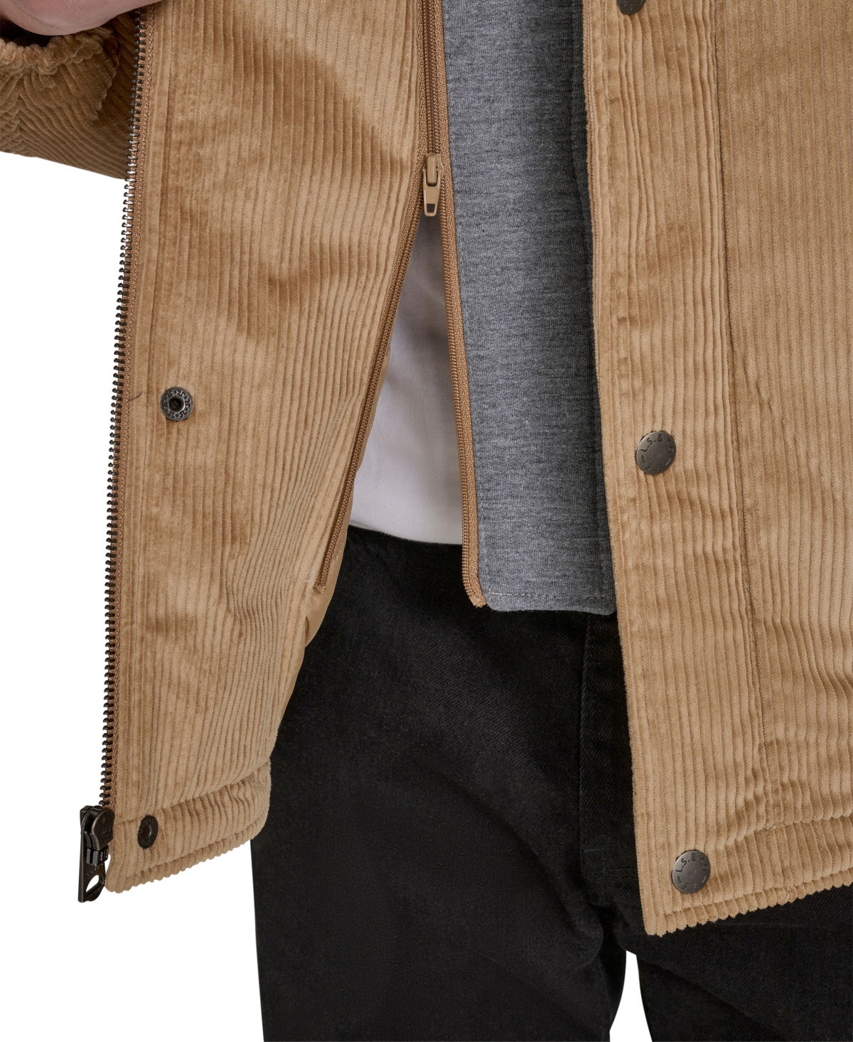 Levi's Men's Corduroy Coaches Jacket In Brown
