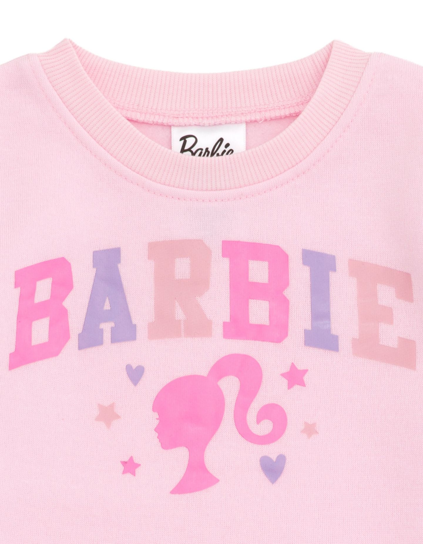 Толстовка Barbie Fleece Pullover with Faux Fur Sleeves(2T - 4T для девочек-малышей, цвет: Пудровый розовый — фото 2