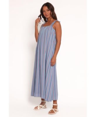 Women's Alessandra Maxi Dress - Blue Stripe