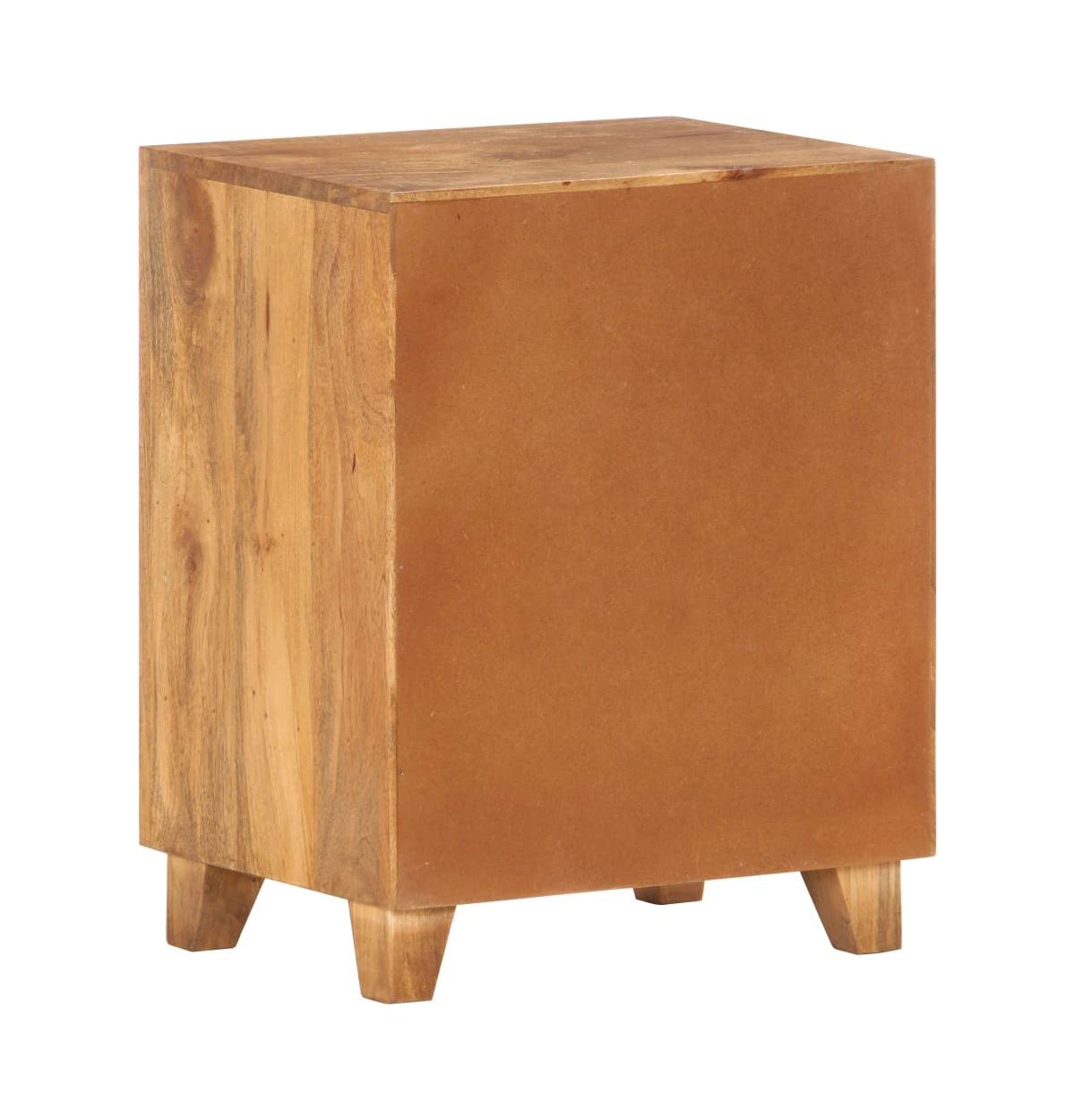 Bedside Cabinet 15.7"x11.8"x19.7" Solid Mango Wood