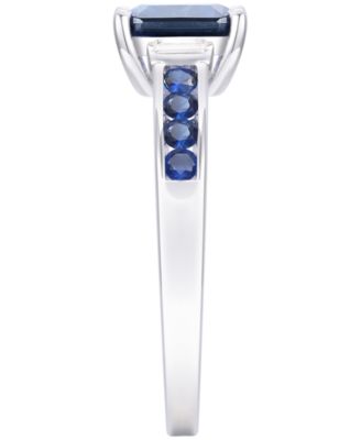 Gemstone and Diamond Ring (1/20 ct. t.w.) in 14K White Gold (also in 14K Gold)