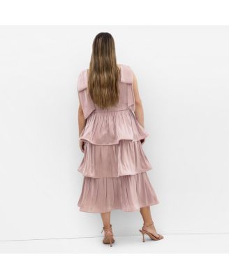 Plus Size Betty Bow Midi Dress