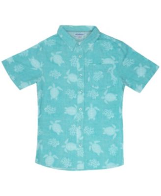 Little Boys Classic Woven Button Down Shirt and Pant Outfit Set