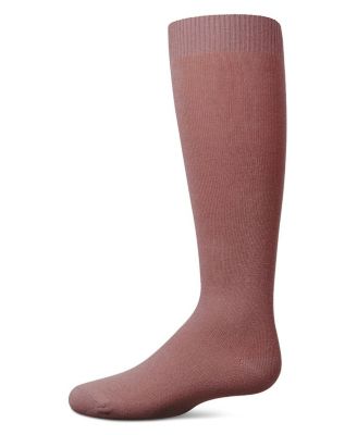 MeMoi Little Girls Kids Basic Soft Rayon Knee High Socks - Deep mauve 14$