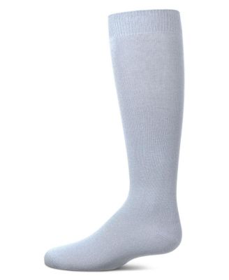 MeMoi Little Girls Kids Basic Soft Rayon Knee High Socks - Storm blue 14$