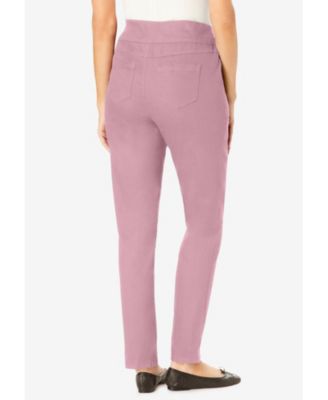 Women's Within Tall Flex-Fit Pull-On Straight-Leg Gap-Free Stretch Denim Jeans.