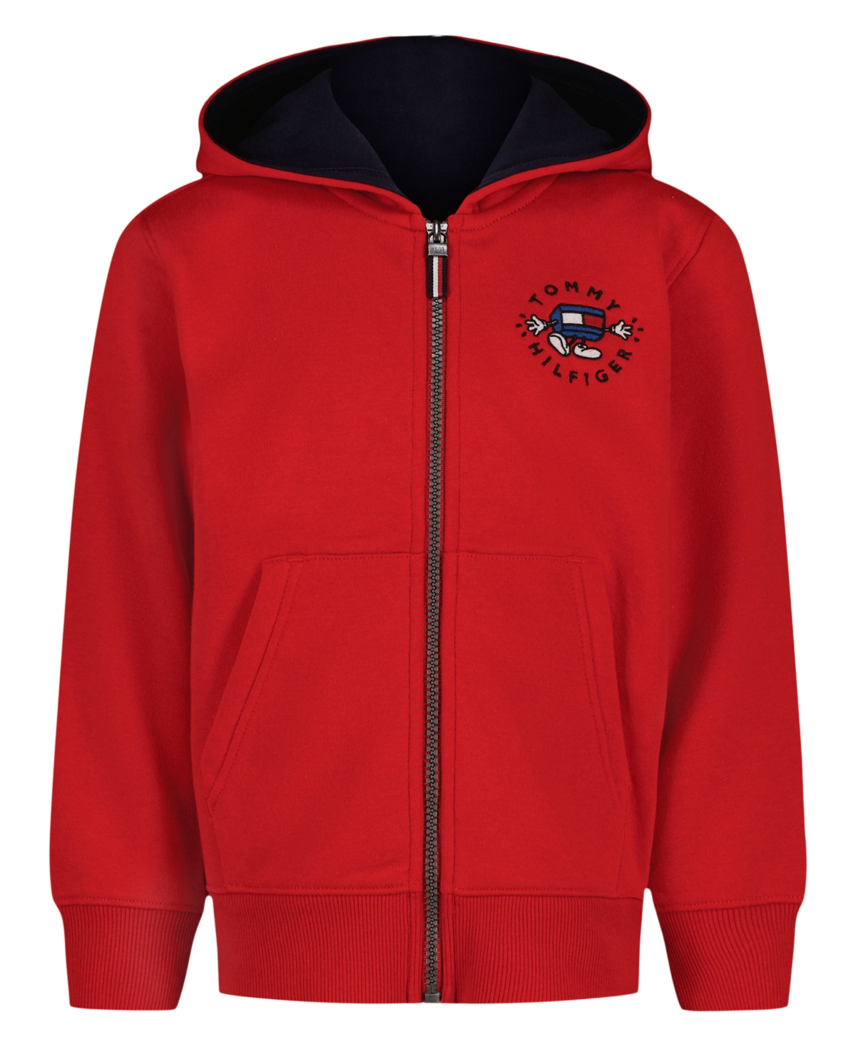 Tommy Hilfiger Kids' Boys 2t-7 Logo Hoodie In Red