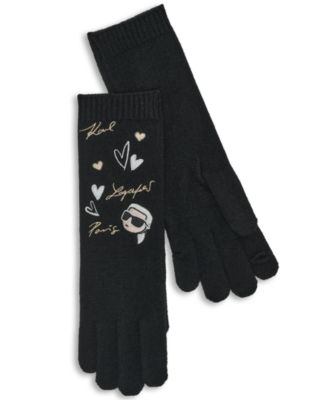 Women's Karl Icons Tech Gloves