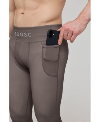 Men's Elite Activewear Leggings - Khaki