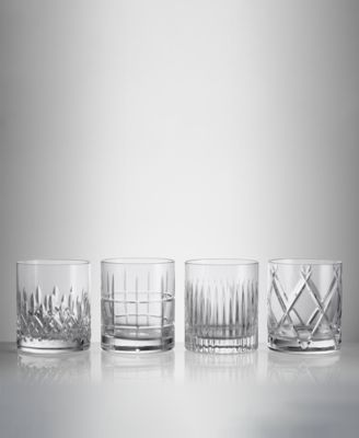 Short Stories Double Old Fashioned Mixed Aras, Cluin, Lismore Olann, Set of 4