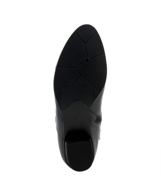 Mayvilla Colorblock Leather Bootie with Fold-Over Cuff and Removable Insole